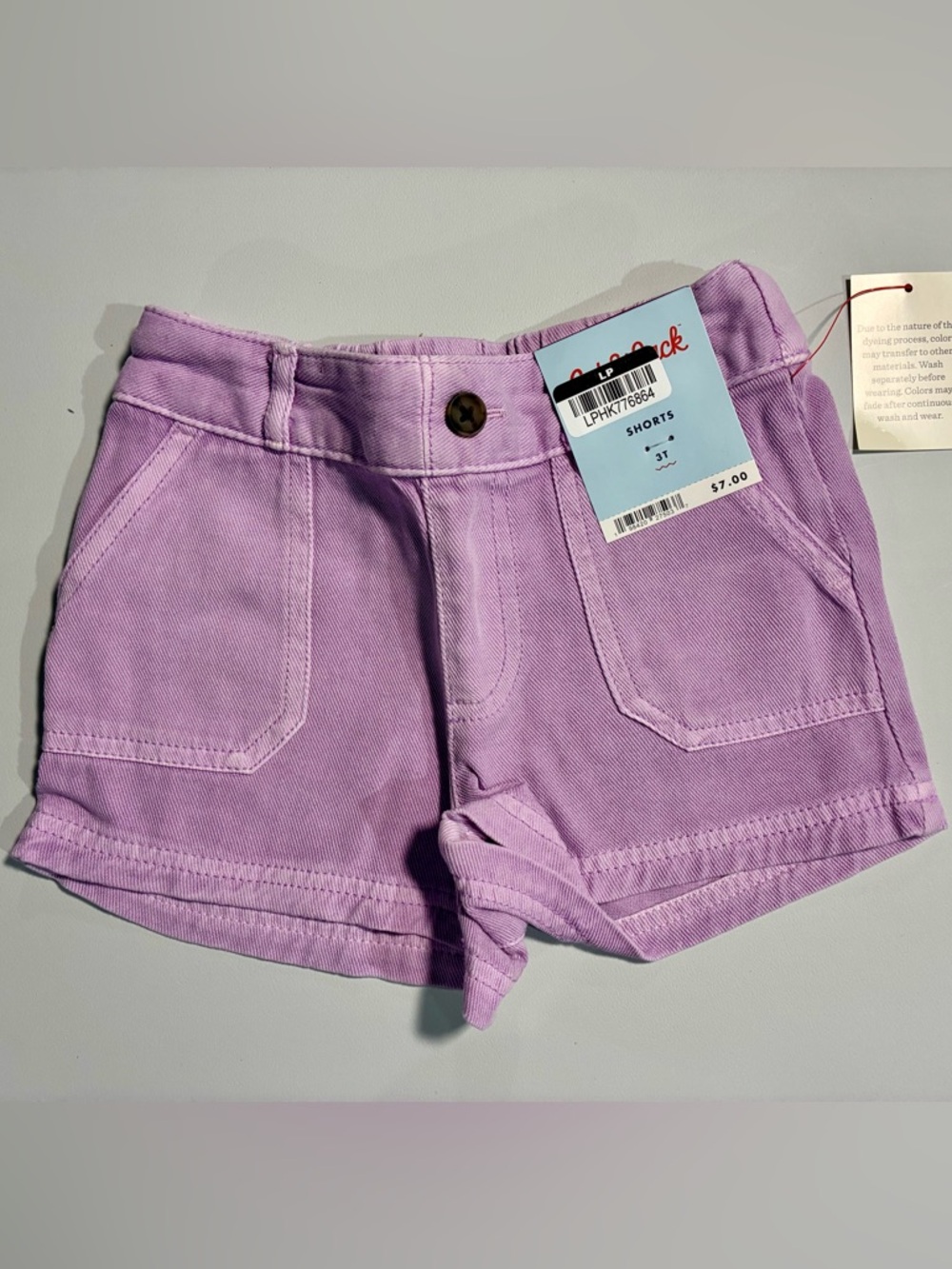 Cat & Jack Lavender Denim Shorts